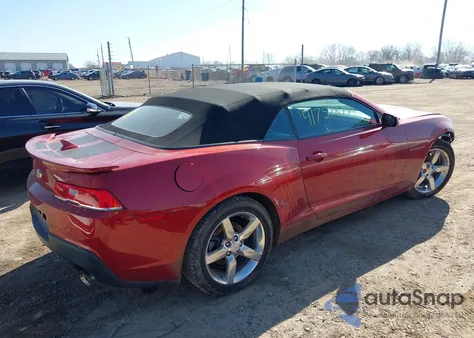 2014 Chevrolet Camaro 1Lt из США, поврежденный, VIN 2G1FB3D37E9299003